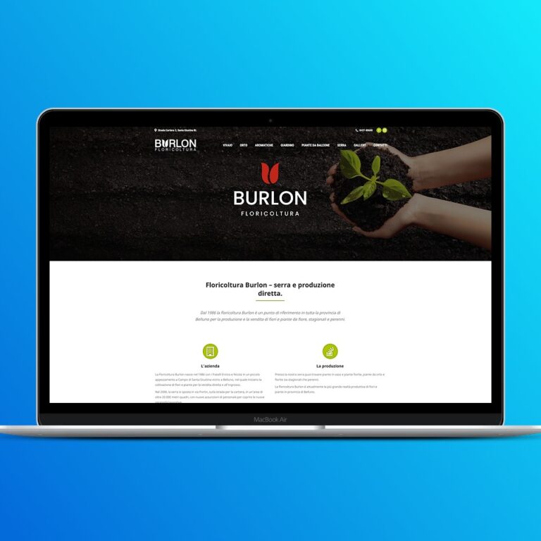 floricoltura Burlon - creazione sito internet | GIAMP