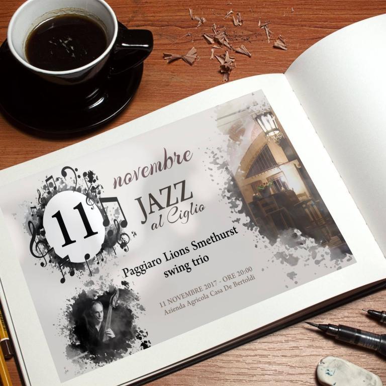 Jazz al ciglio - creazione grafica eventi | GIAMP