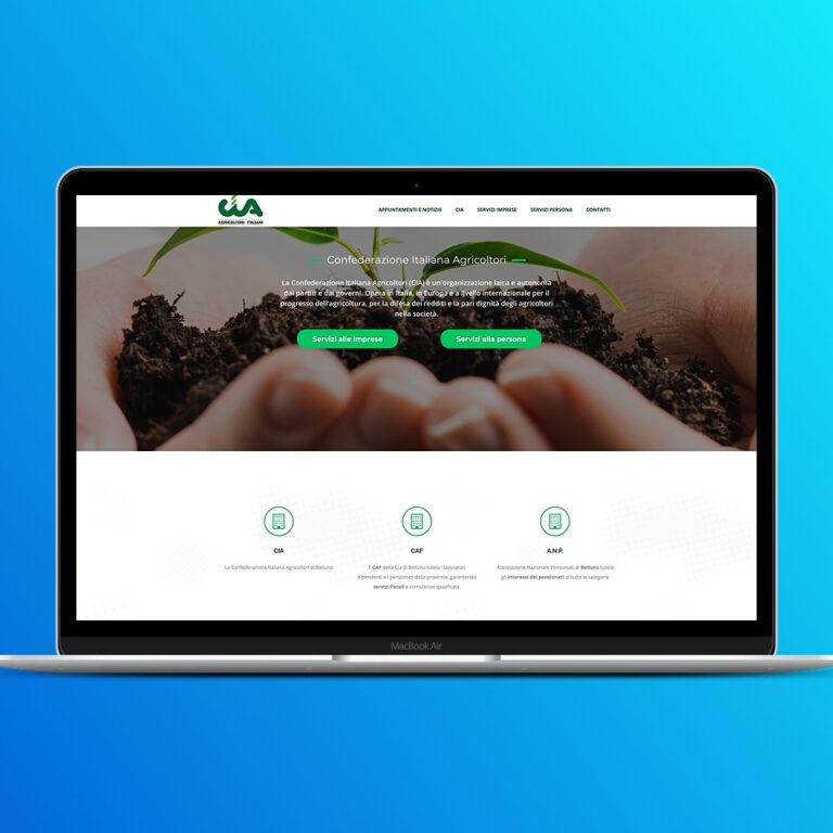 cia belluno -creazione sito internet | GIAMP