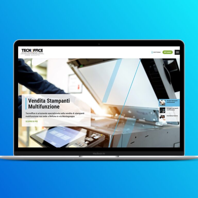 tecnoffice belluno - creazione sito internet | GIAMP