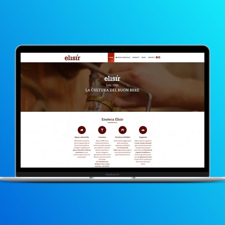 Enoteca Elisir | GIAMP - creazione sito internet