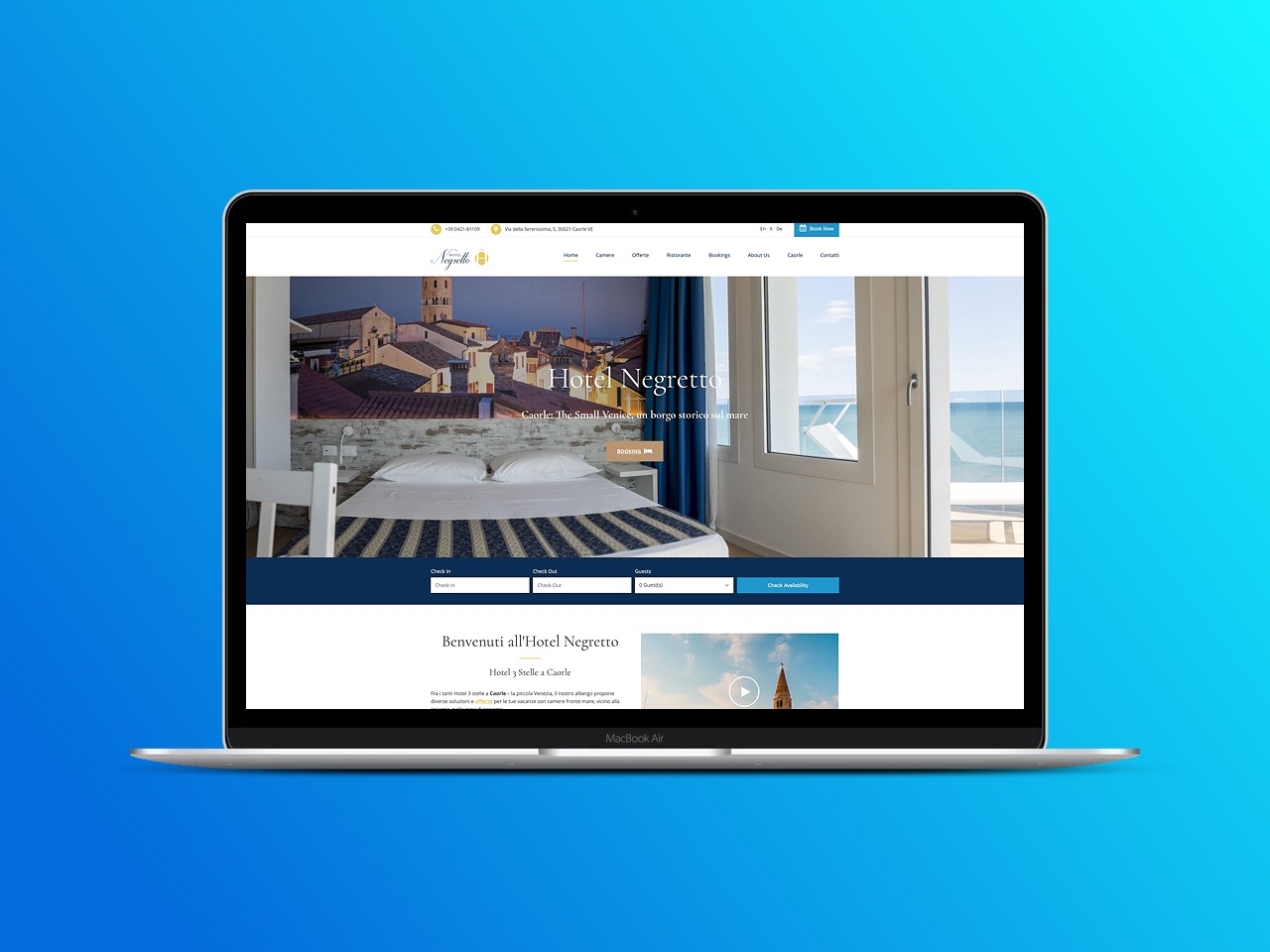 hotel negretto - GIAMP | creazione sito internet