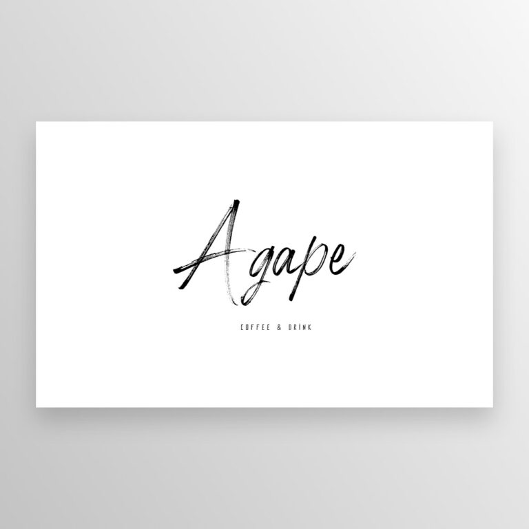 creazione logo Agape coffe and drink feltre | GIAMP