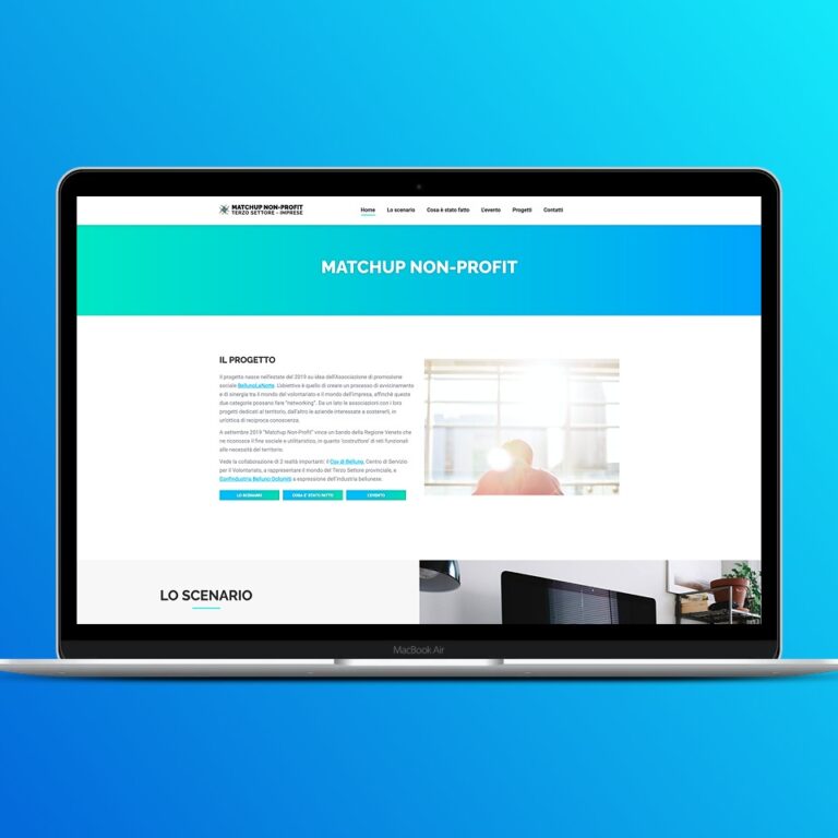 matchup belluno - creazione sito internet | GIAMP