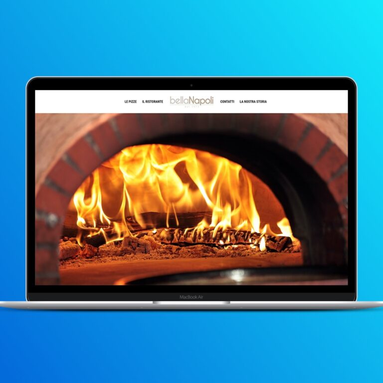 creazione sito web per pizzeria bella napoli a belluno