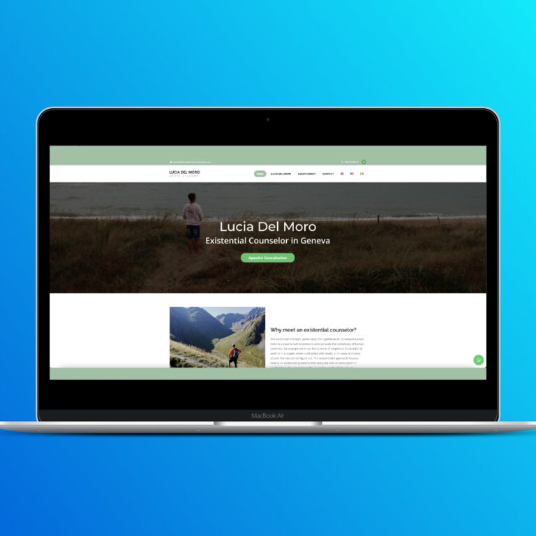 realizzazione sito web lucia del moro